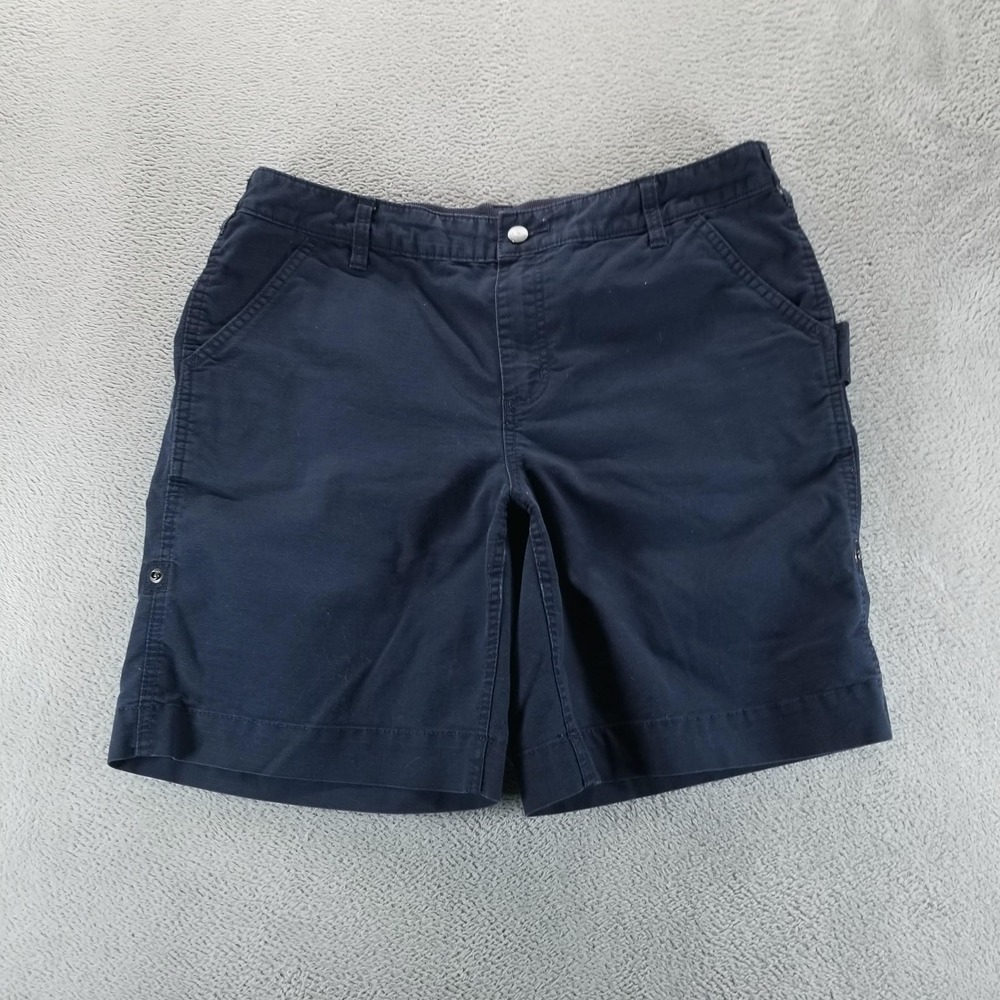 Carhartt Shorts Womens 16 Blue Utility Workwear Outdoors Stretch‎